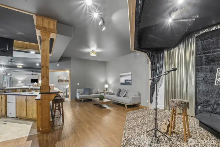 Dance Floor or just lounge on the couches.