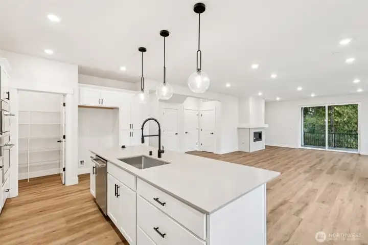 Look at this amazing space.  Great for entertain with long island, spacious dining area which flows to the greatroom.