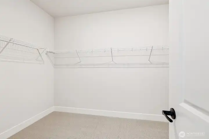 Primary walk-in closet
