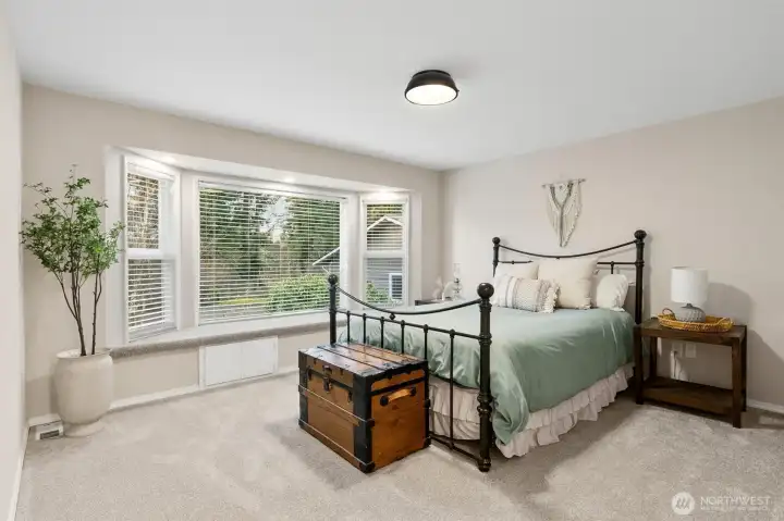 All 3 beds up are spacious with private baths.