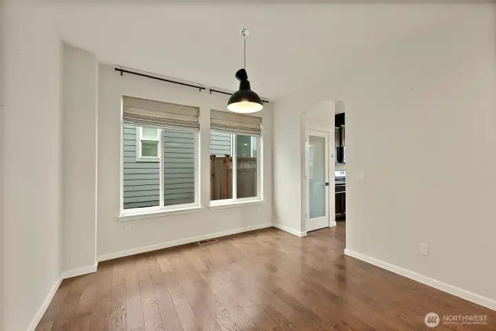 Lovely dining space