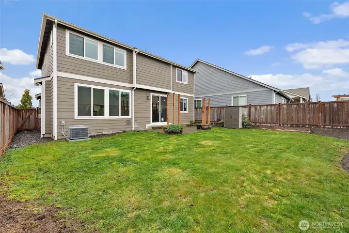 Fully fenced spacious lot