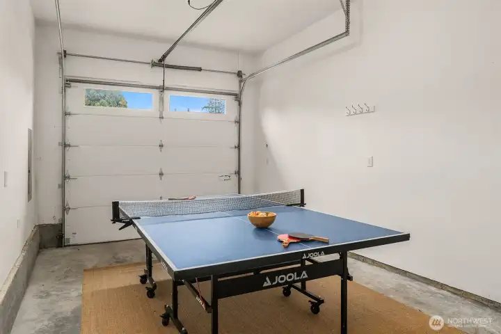 Second garage isn't just parking for a third car! Convert the extra space into a gym/indoor training, workshop, arts & crafts, game room, extra storage or... ?