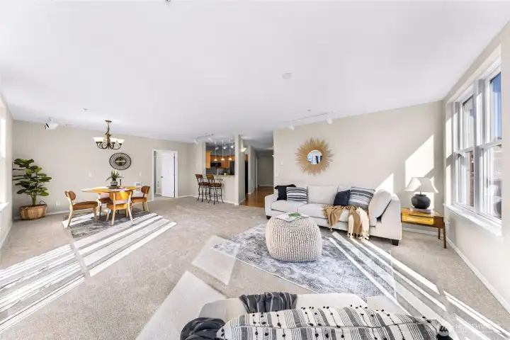 Fresh paint and brand new carpet throughout