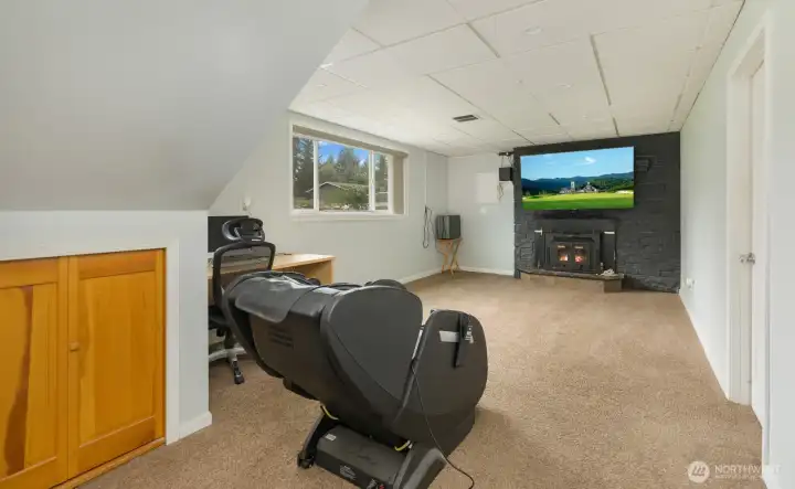 Lower level family room