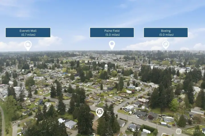 Centrally located near major employment and retail hubs including Boeing, Paine Field, and Everett Mall. Strong proximity enhances long-term rental demand and resale value.