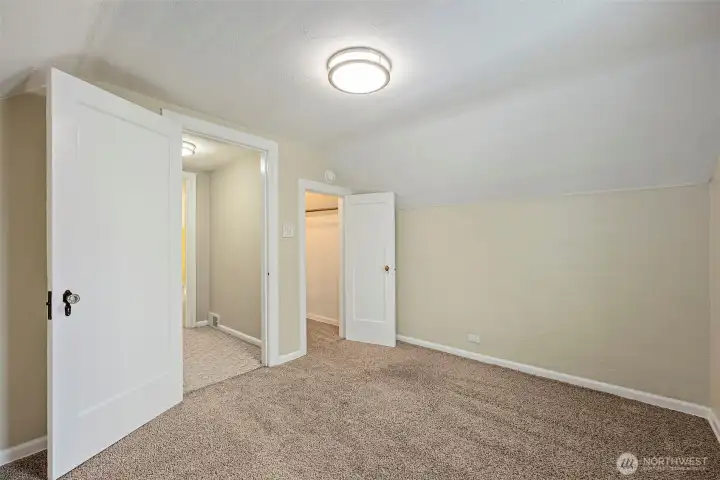 One of the upstairs bedrooms front side