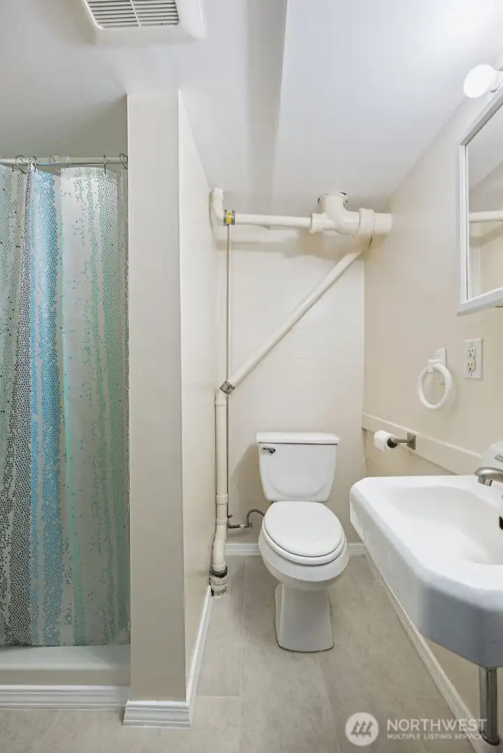 Basement 3/4 bathroom