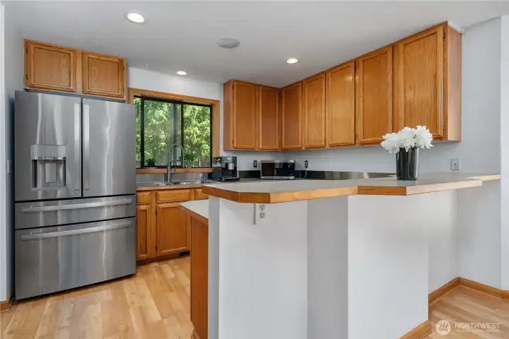 Kitchen with new appliances