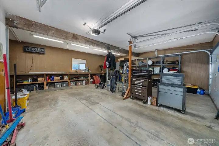Plenty of room for tools and cars!
