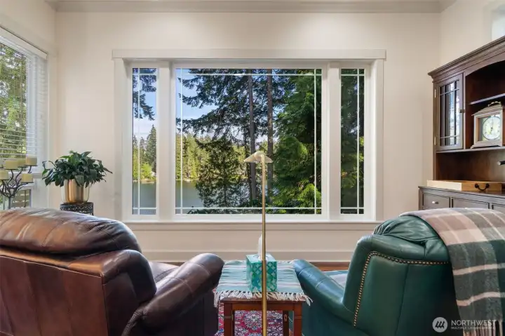 After your meal enjoy the beautiful view from your easy chair!