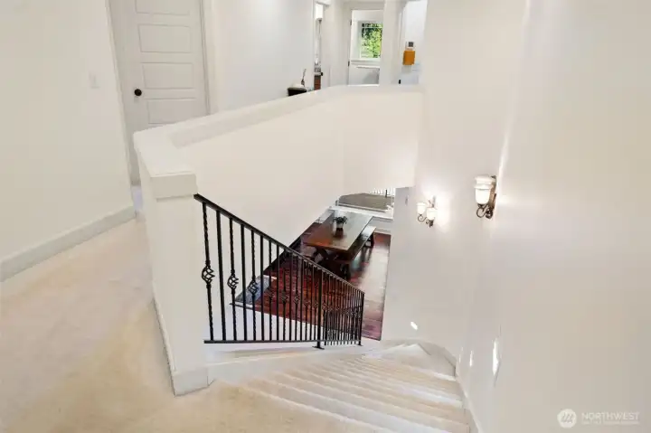 Back downstairs, Heading down to the studio/additional living space