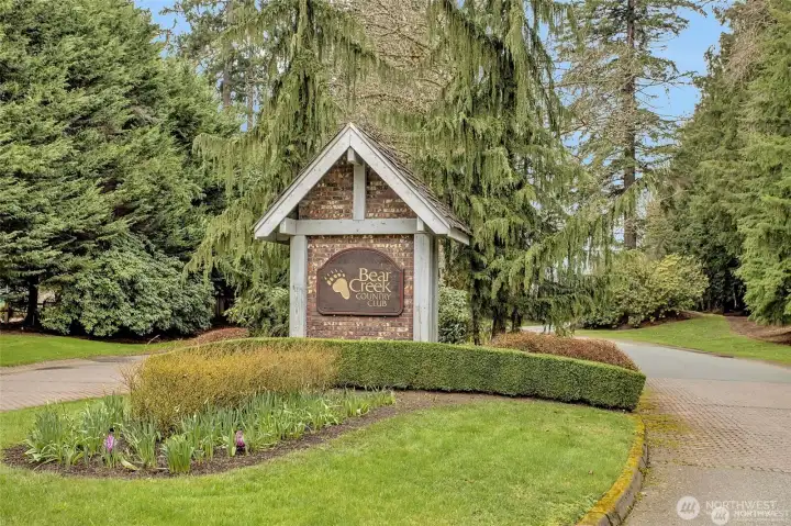 Bear Creek Country Club is a gated community featuring 236 distinctly different homes Bear Creek Country Club is a gated community featuring 236 distinctly different homes