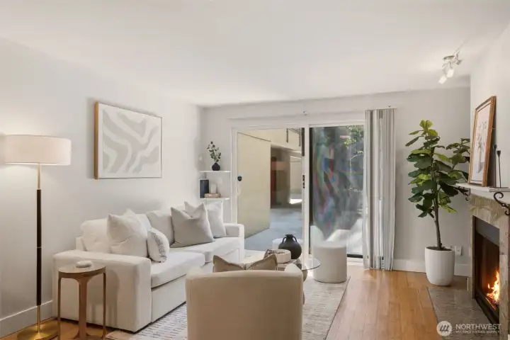 Bright, airy, and spacious living. Bright, airy, and spacious living.