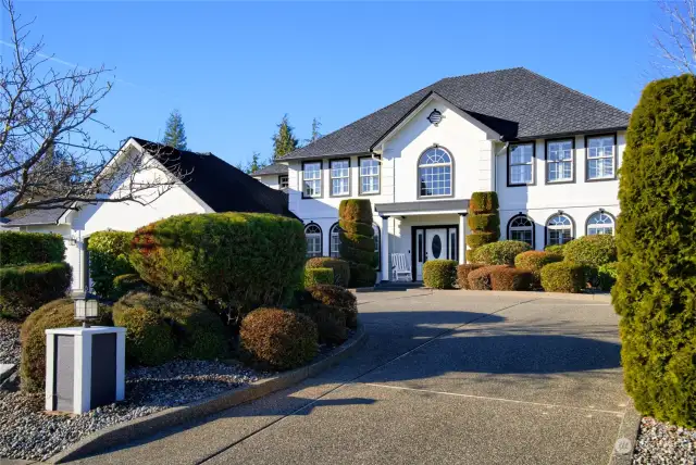 The home features a newer 50 year presidential roof that was replaced in 2021. The roof above the porch, which is a torch down, was also redone in 2021. When the roof was replaced, all rain gutters were also upgraded to industrial/commercial 6 in rain gutters. Additional down spouts were added to assist with water drainage. All light fixtures on the front of the home have also been updated. All new exterior painting completed in January 2025.