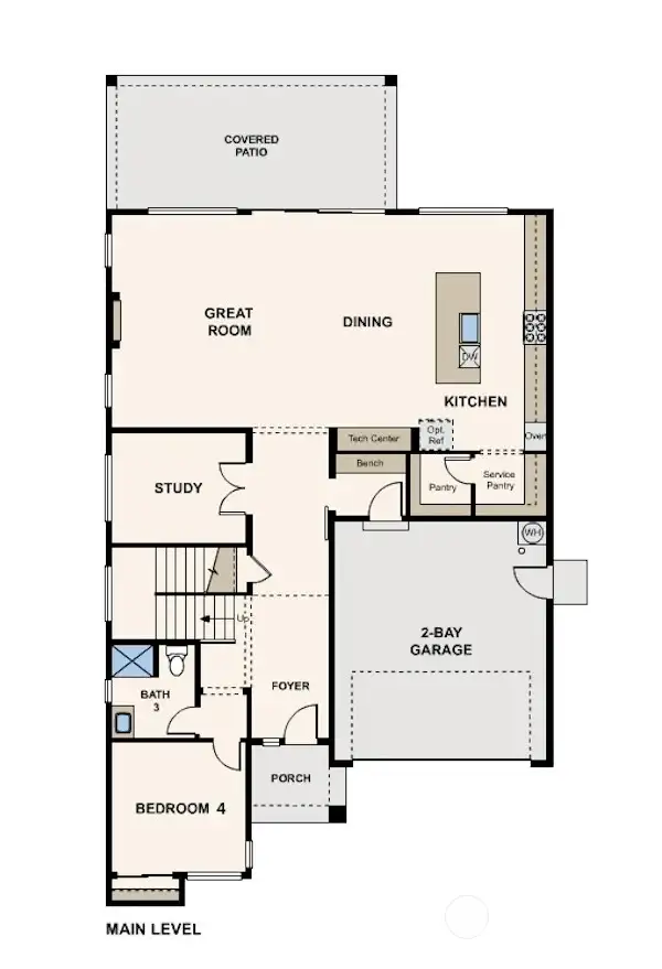 Disclaimer-1st Floor-Marketing rendering of floor plan, illustrative purposes only-may vary per location.