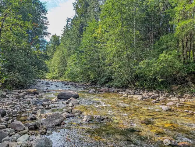 Nearby Skate Creek in the Park, a short walk away