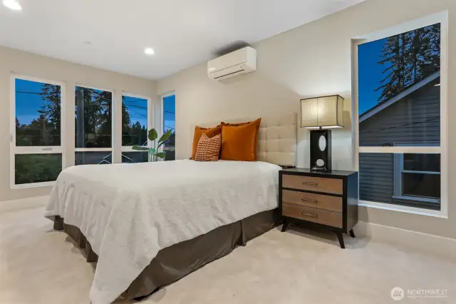 Primary Bedroom with walk-in closet and full bath