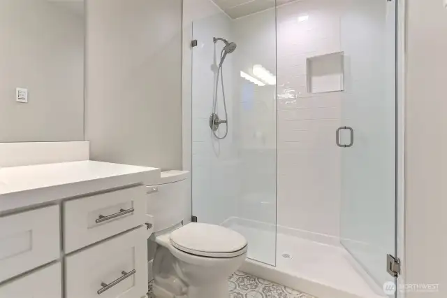 3/4 bathroom in bedroom #2