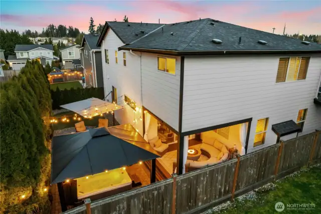 House has been newly painted with a modern White/Black scheme
