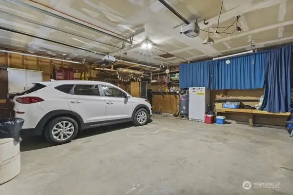 One view of the garage