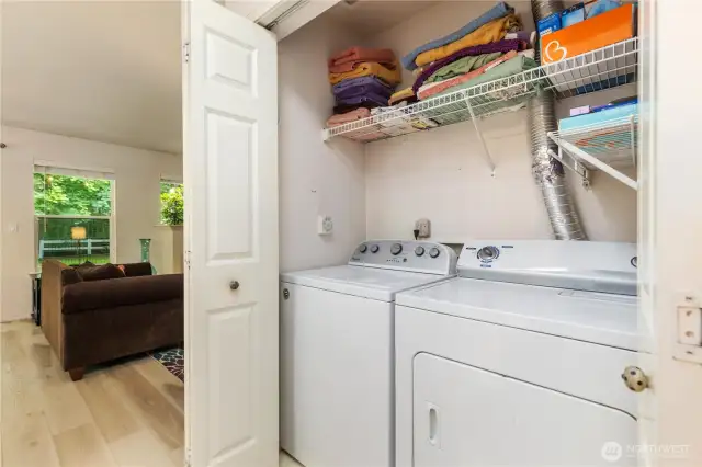 Washer and dryer stay!