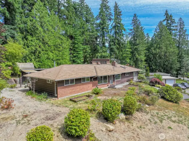 Mid-century clean lined home architecture