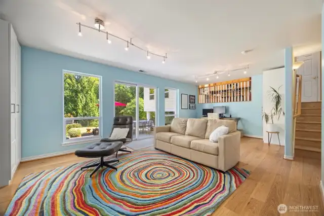Second living space features lots of windows