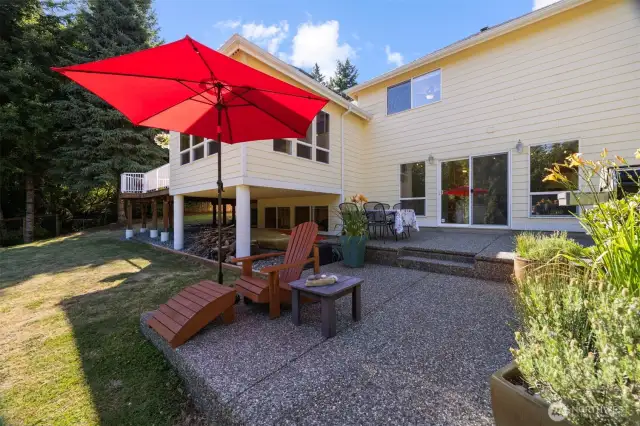 Patio off of the second living room