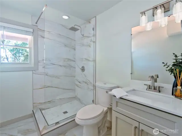 downstairs bathroom everything is brand new