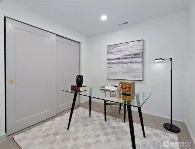 Downstairs office/den