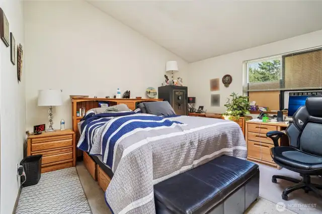 Primary with Vaulted ceiling