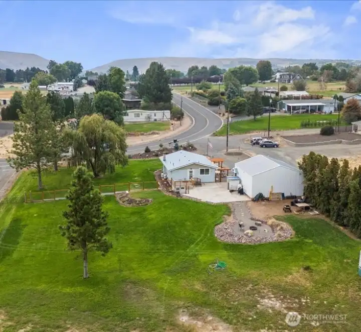 Back view of the neighborhood.