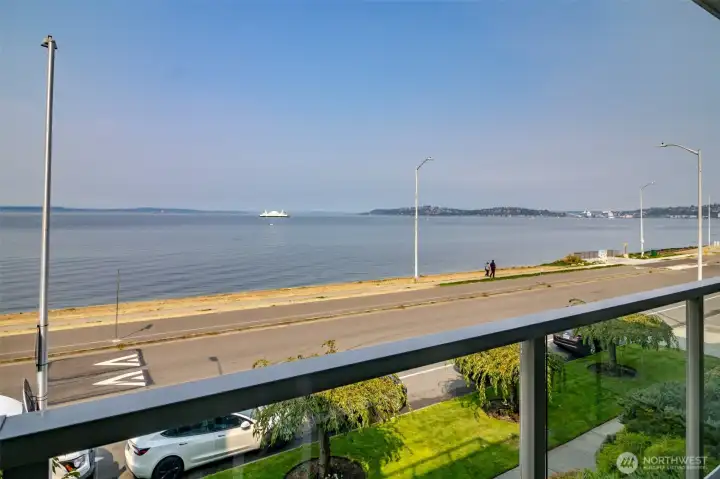 View from the balcony.  180 degree view.
