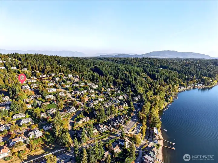 View of community facing south.