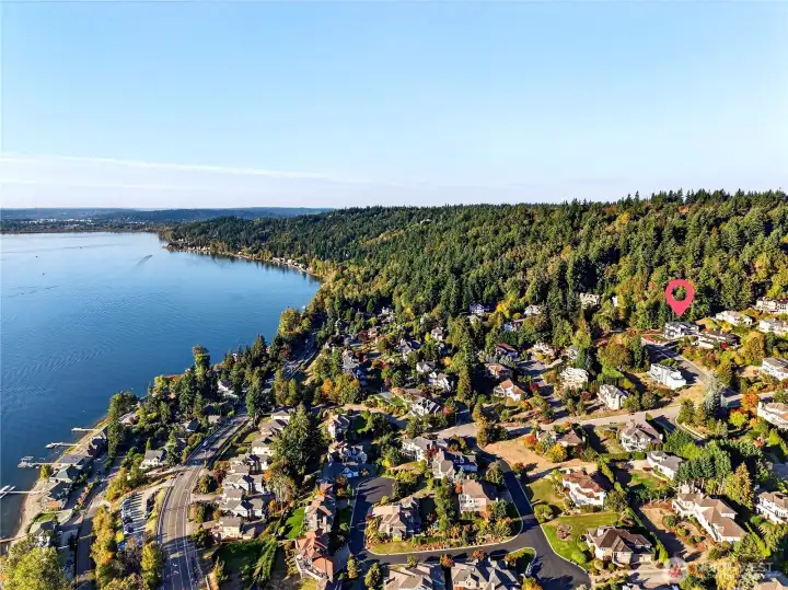 View of community facing North.