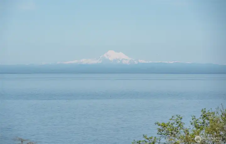 From Lot 7, Mount Baker and Canada across Strait of Juan de Fuca.
