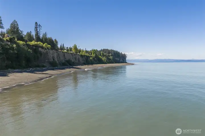 Looking N at Community Beach
