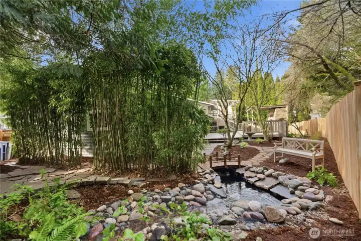 Babbling Brook, Exquisite Landscaping