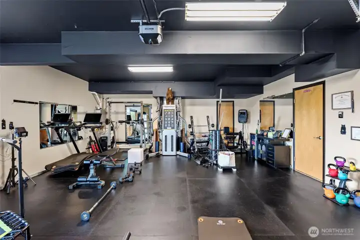 Garage - all gym equipment to be removed