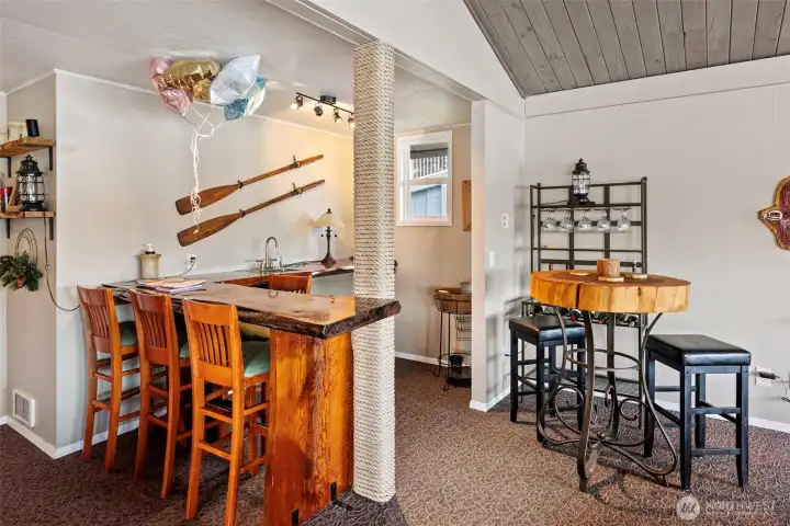 Olympic Vista Clubhouse with private beach and dock