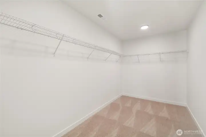 Primary closet