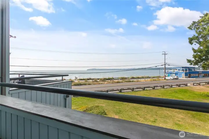 Bay views and sunsets from both decks