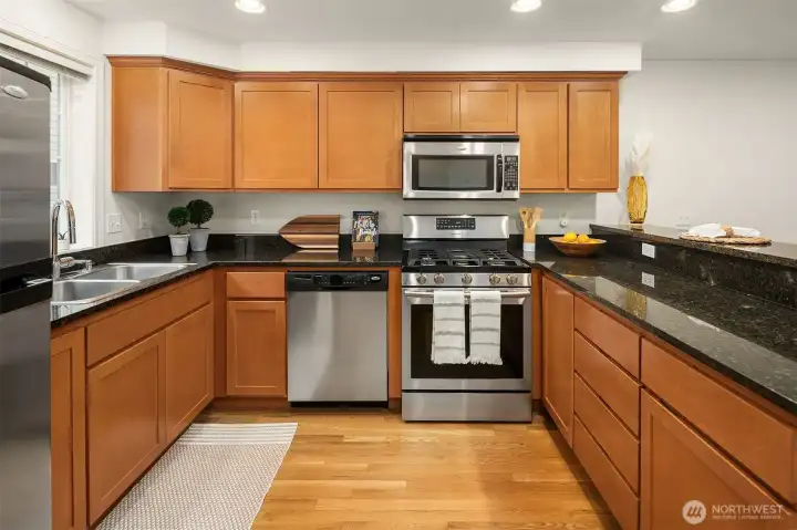 Cabinets are in excellent condition.