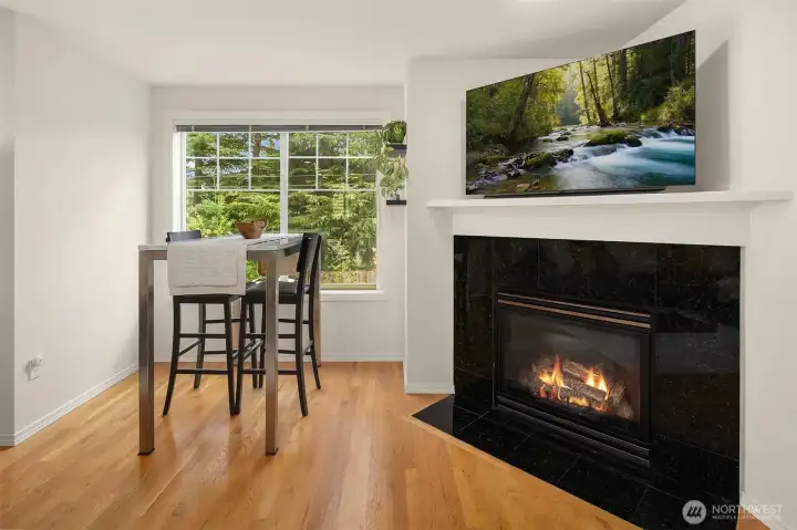 Great room has enough room to configure your living space multiple ways.