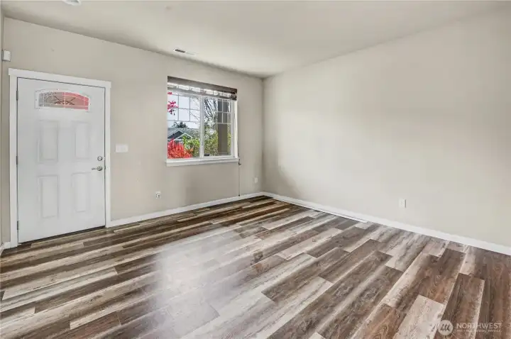 Front room of home with LVP floors