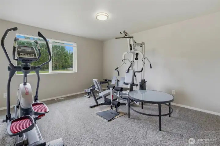 Bonus exercise room upstairs Bonus exercise room upstairs