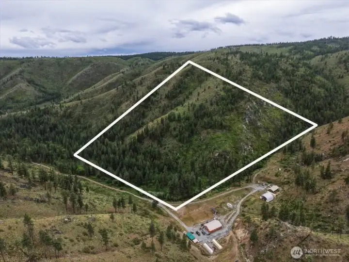 Annotated aerial view 1. Annotated aerial view 1.