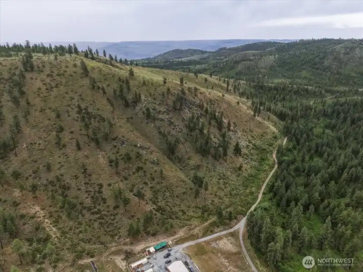 Aerial view 17 of property and topography. Aerial view 17 of property and topography.