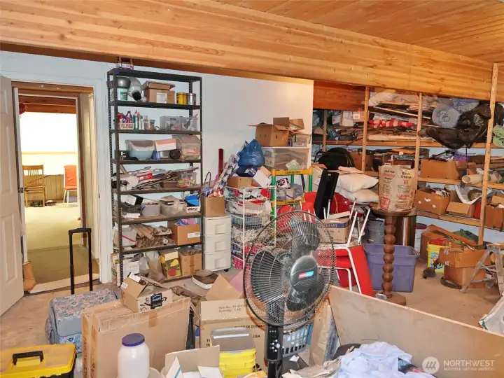 Upstairs Storage Area. Upstairs Storage Area.